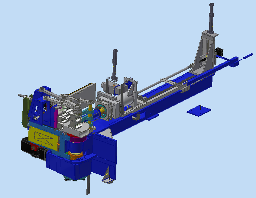 非标自动化数控折弯机设备3D模型
