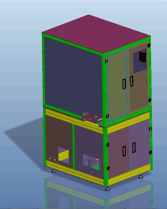 非标自动化设备钣金外观造型设计3D模型（2）