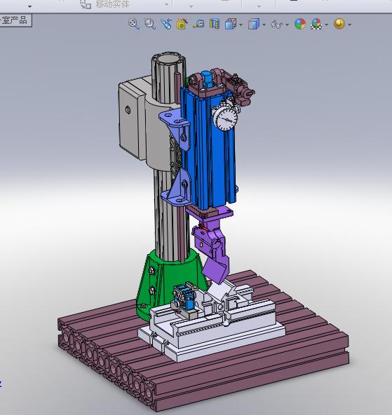多功能折弯剪板机设备3D模型