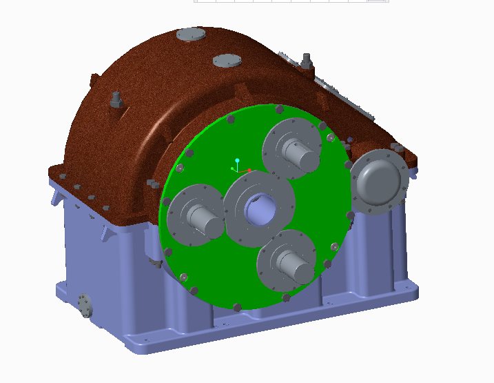 超大型专用减速机设备3D模型