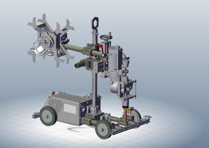 焊缝机3D图纸3D模型(2)