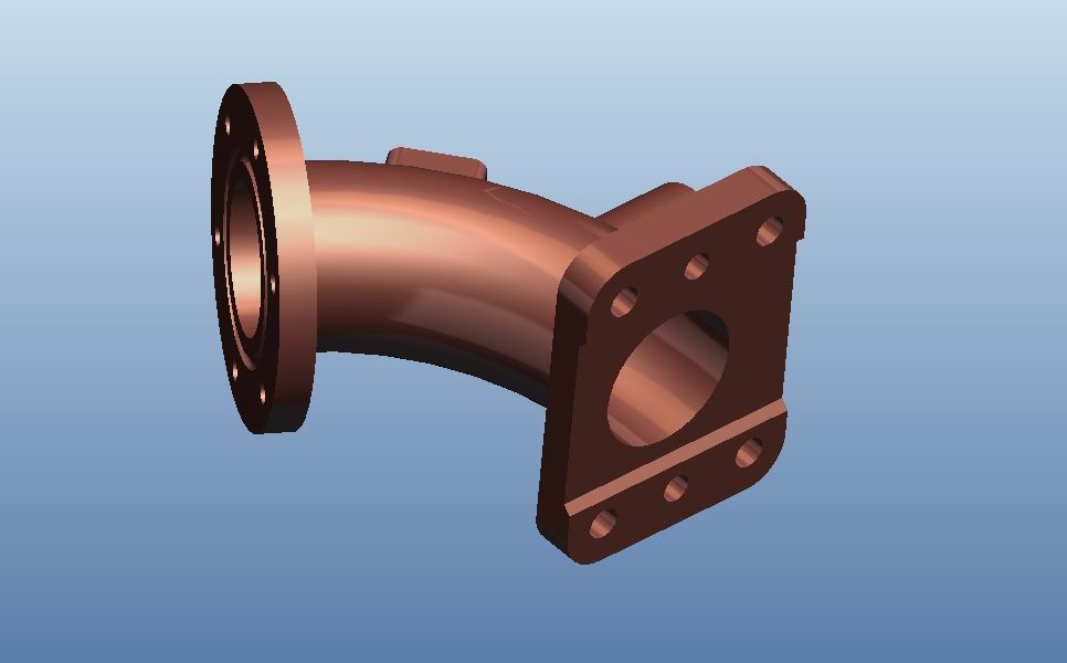 管件阀体3D模型