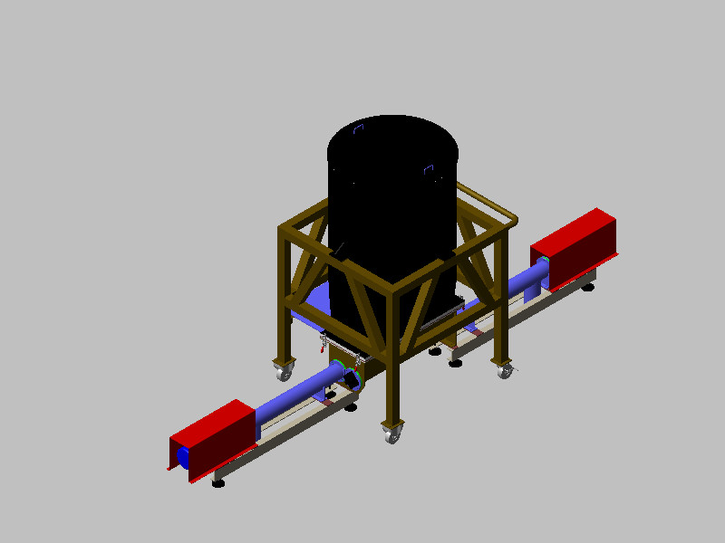 料斗给料机3D模型（2）