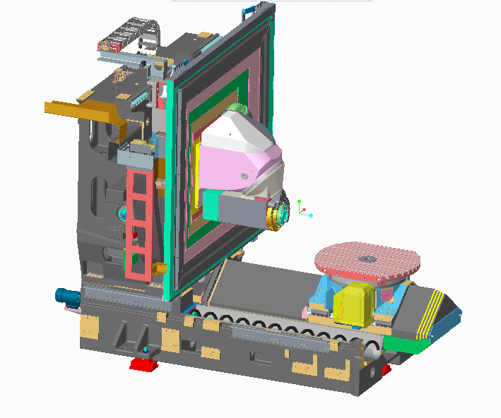 德玛吉机床dmu80p德马吉五轴加工中心3D模型（2）
