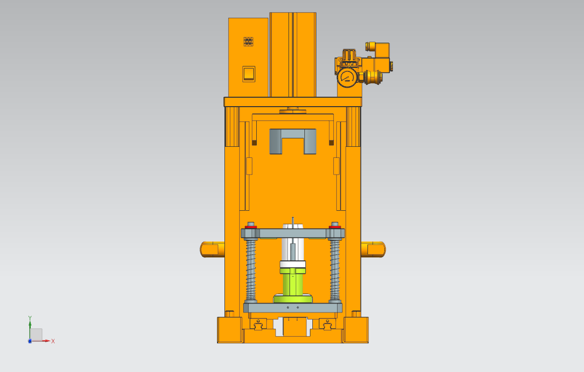 定子压入工装设备（定子压装机）3D模型