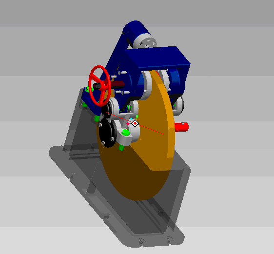 摩擦试验机3D模型