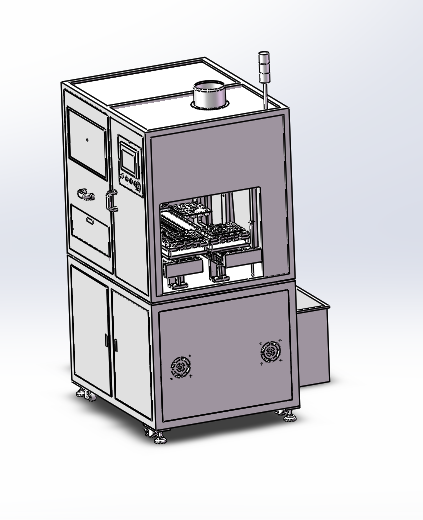 激光分板机3D模型(2)