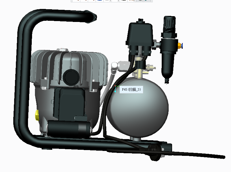 气泵3D模型