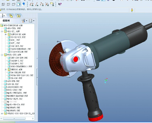 角磨机模型3D模型