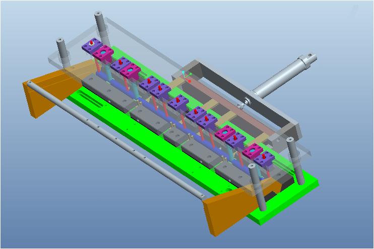 多功能钻孔工序工装设备3D模型