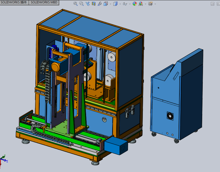 曲面拉丝机、自动拉丝机3D模型（2）