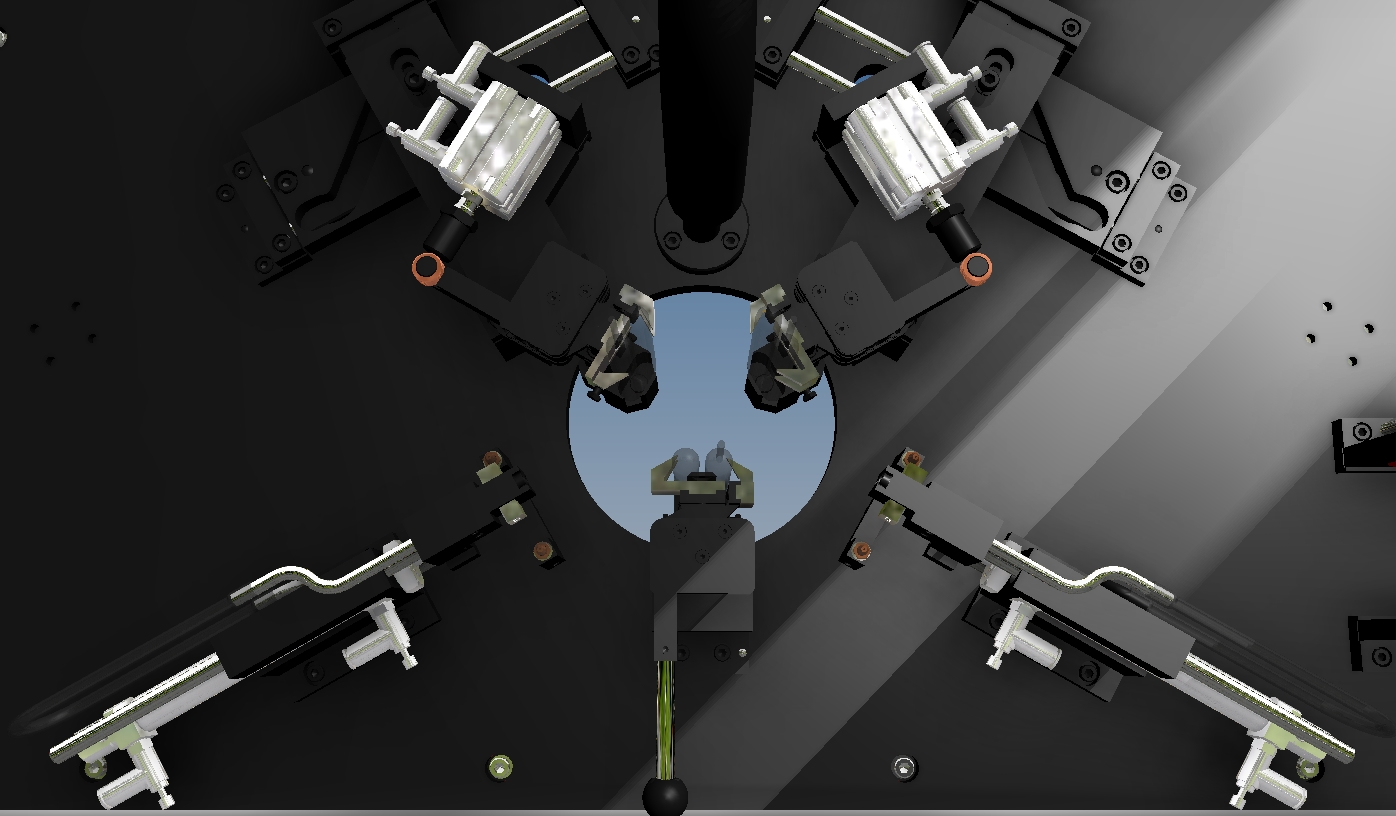 桥接日光灯机3D模型（2）