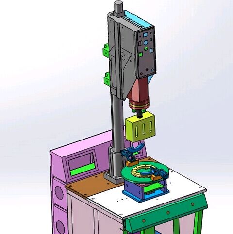 超声波铆合机（大功率塑料焊接机）3D模型