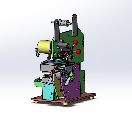 卷胶布机(完整版)3D模型
