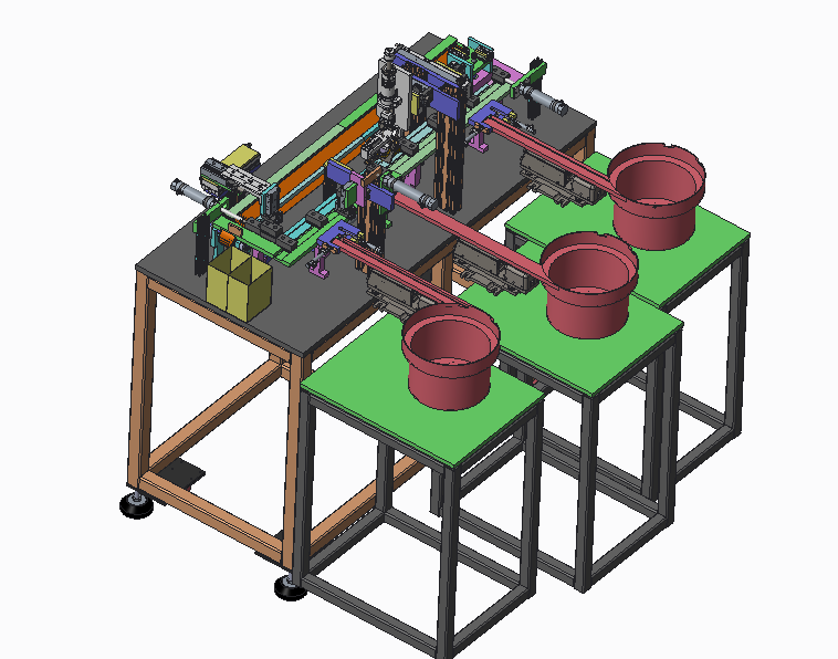 卡帽组装机3D模型（2）