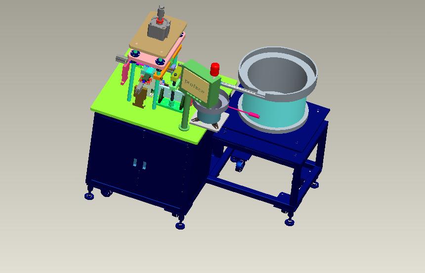 全自动插针铆接机（冲压行业非标设备）3D模型