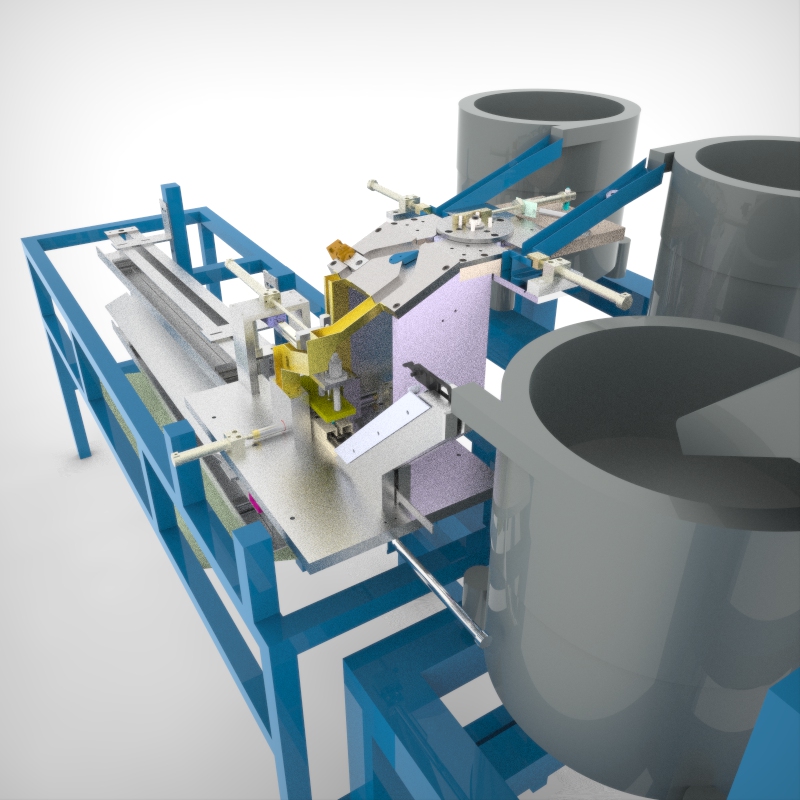 轮毂组装机械设备3D模型（2）