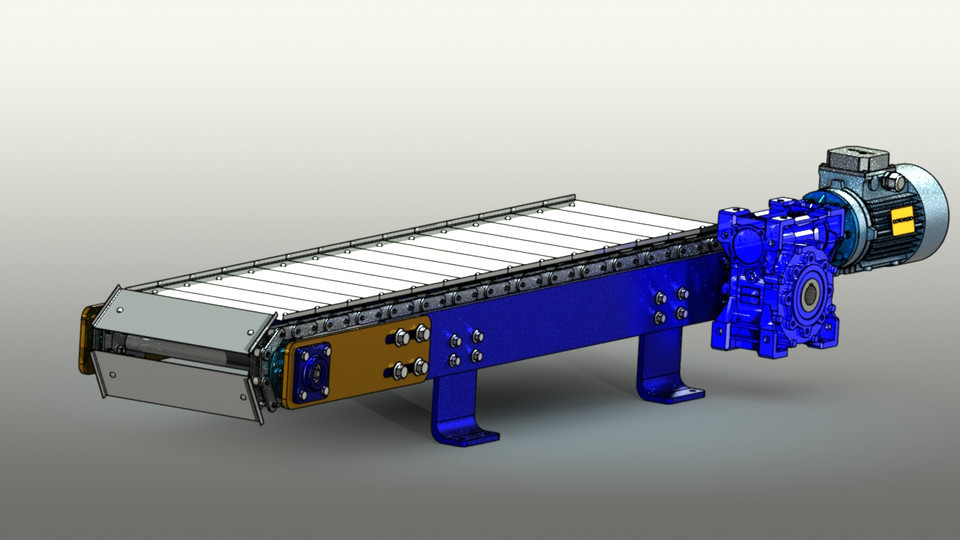 流水线传送带3D模型（2）