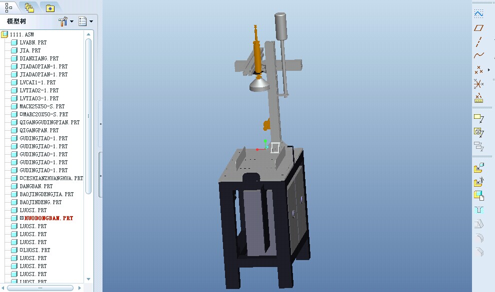 单头测漏机3D模型