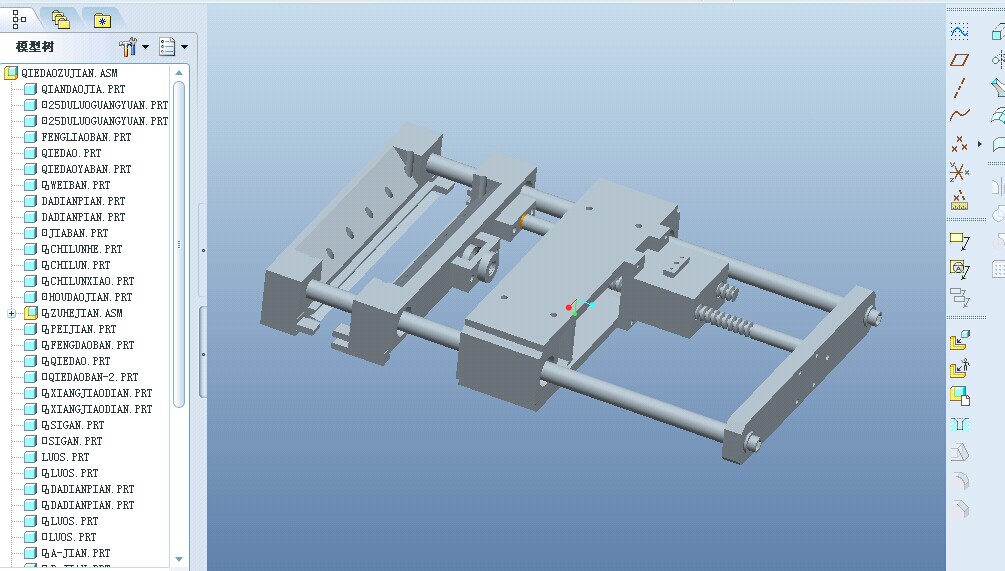 吹塑闭合切刀3D模型