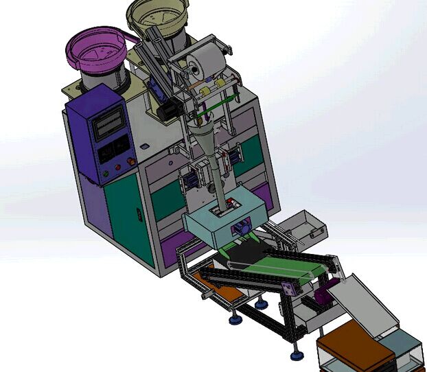 全自动化螺丝包装机3D模型（2）