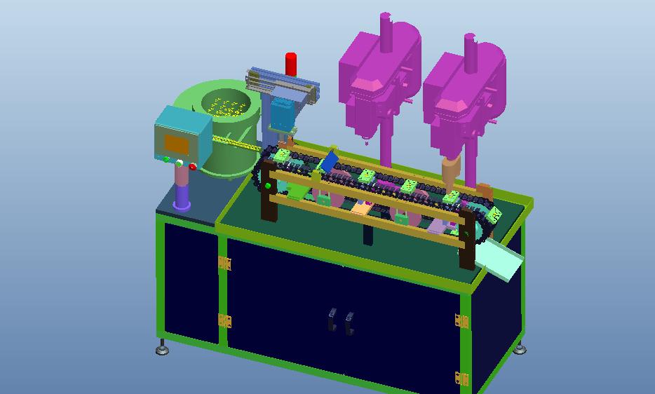 链板式自动攻牙机3D模型（2）