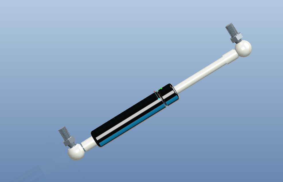 气压弹簧，油压杆（39种规格标准件库）3D模型