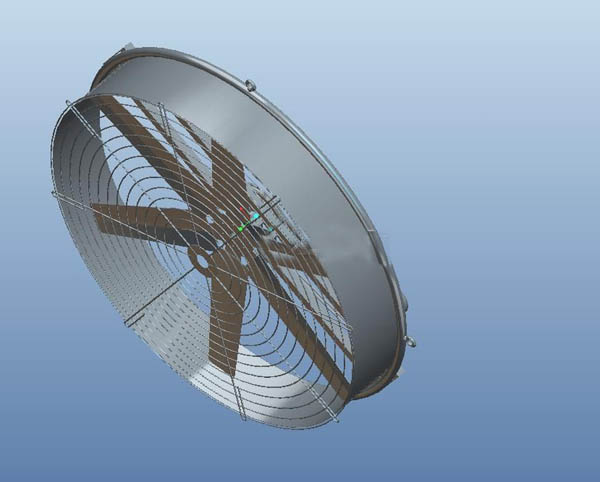 牧场降温风机3D模型