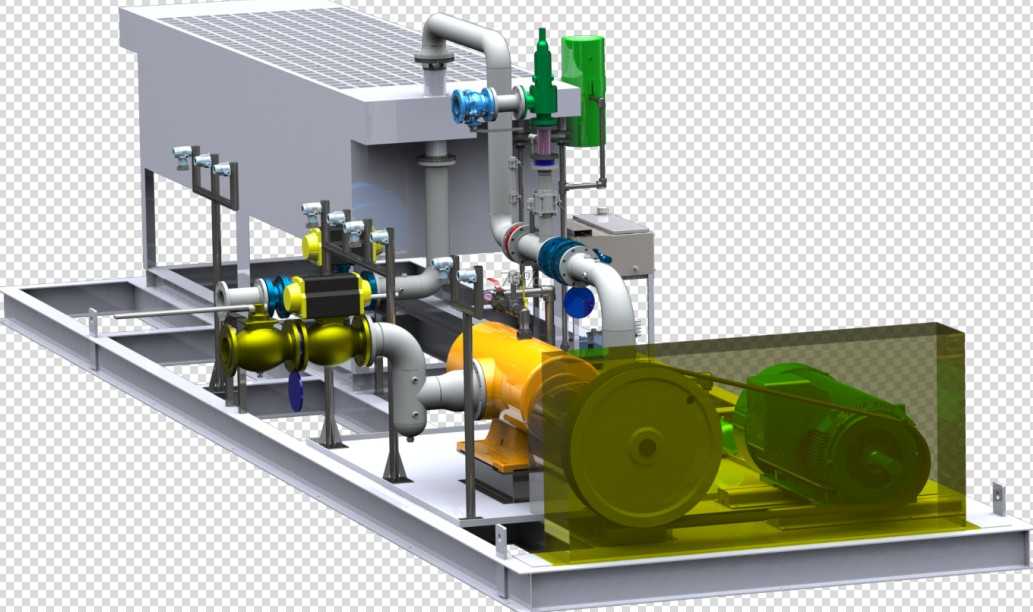 冷水机组3D模型