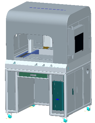 平面度激光检测设备3D模型