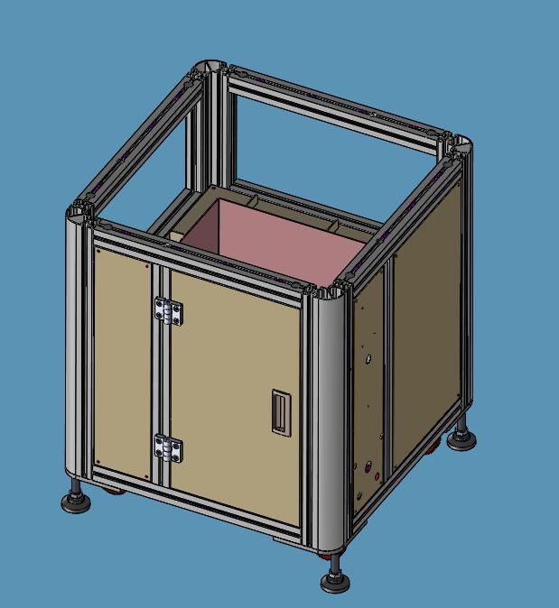 铝型材架子3D模型（2）